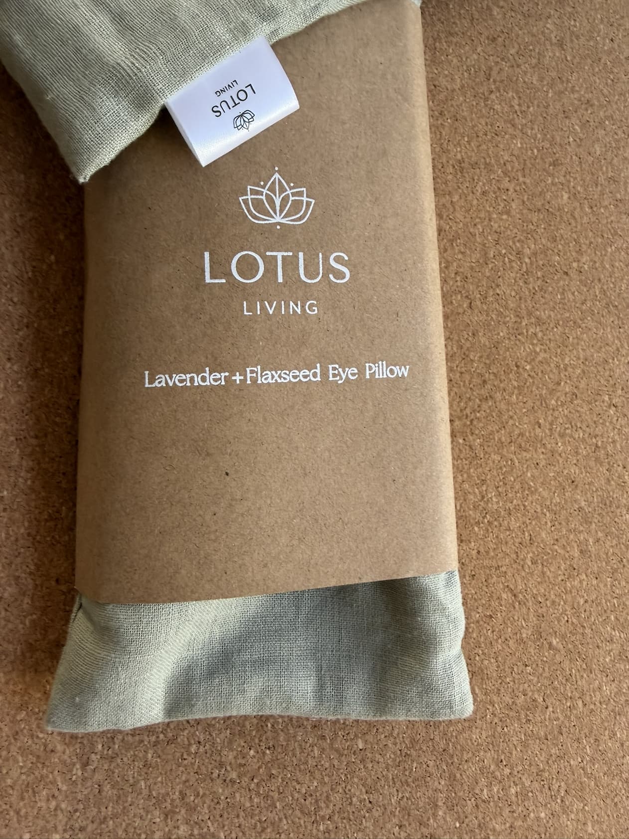 Lavender + Flaxseed Eye Pillow
