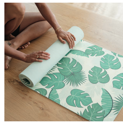 Suede Mat & Two Cork Blocks Bundle
